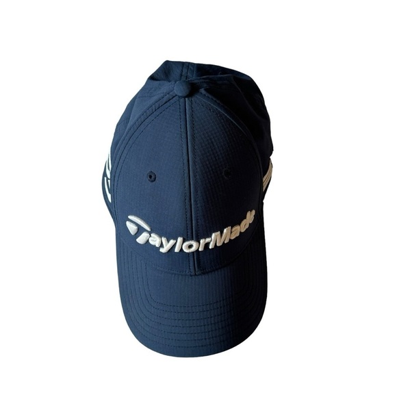 TaylorMade Golf Tour SIM TP5 Hat - Navy Blue- Adjustable - Hook & Loop Golf Hat - Picture 5 of 8
